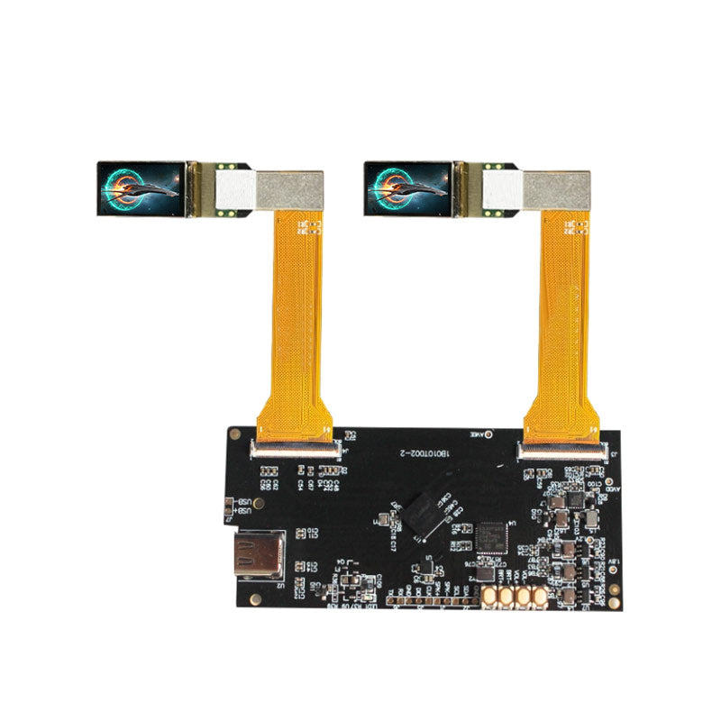 0.49 Inch Micro OLED Display MIPI 1920×1080 1800nits High Brightness OLED Display With Type-c Driver Board For EVF AR Red Dot Sight Display Solutions