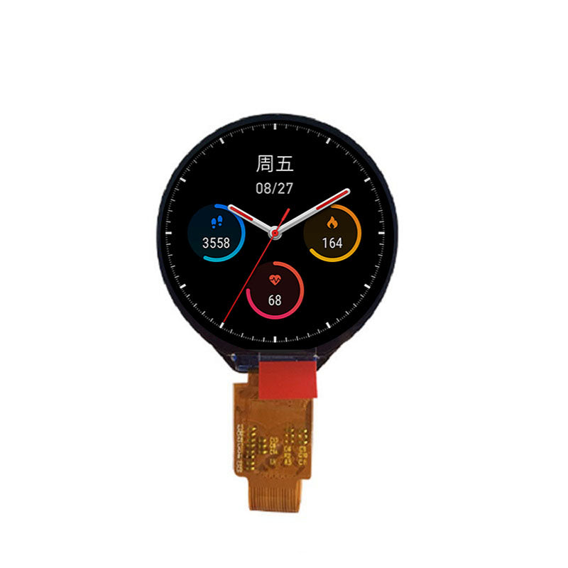 1.6 inch 400x400 TFT Round Screen Plus UART Serial Board Display Solution Smart Knob Screen Supports Bluetooth LCD