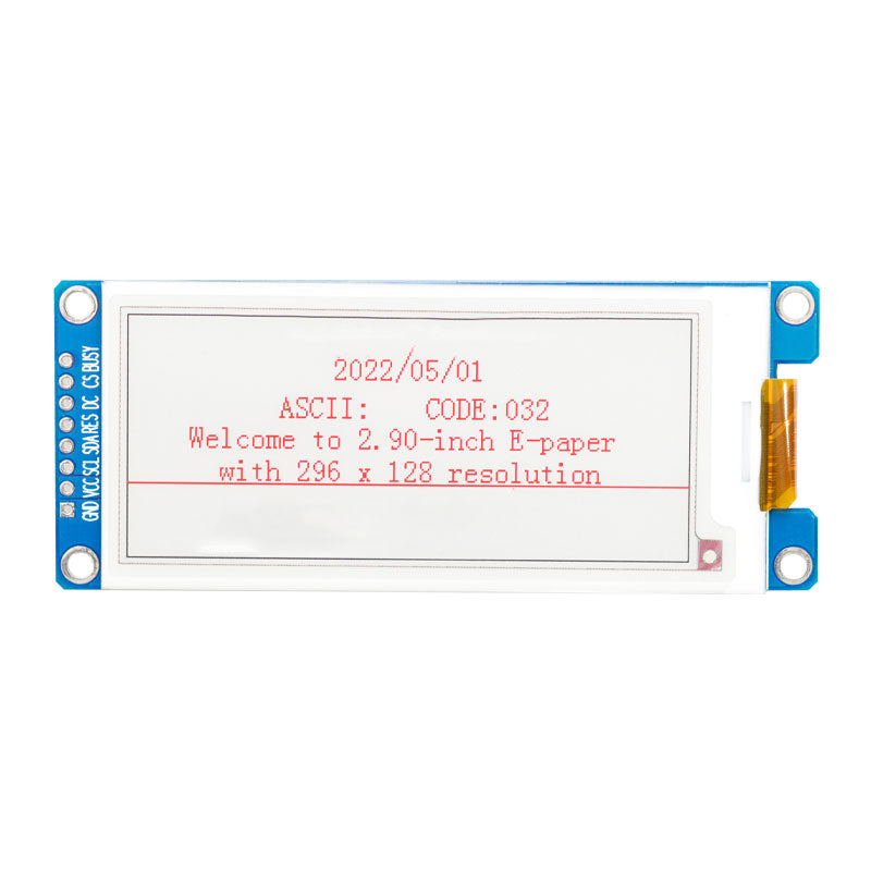 2.13 Inch Electronic Paper ink Screen 122x250 Black White Red EPD Electronic Paper Display