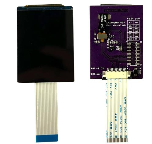 2.4 inch 480x640 Raspberry Pi display With MIPI