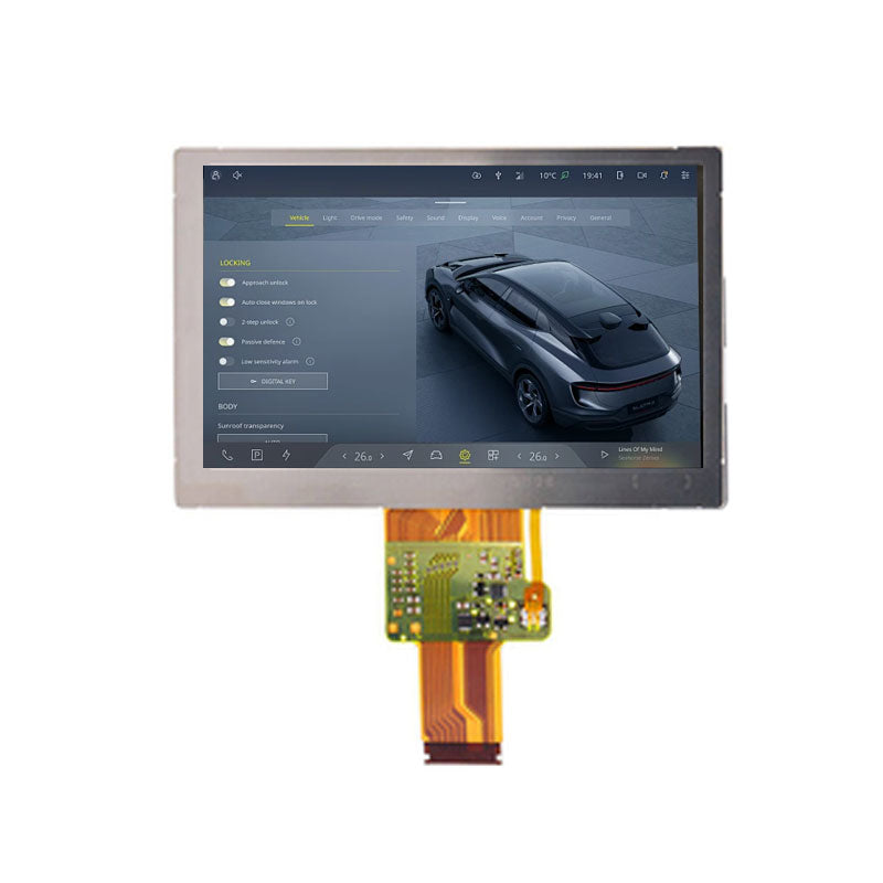 COM50H5N01ULC Ortustech 5 Inch Transflective Display LVDS 800×480 Wide Temperature TFT LCD Display