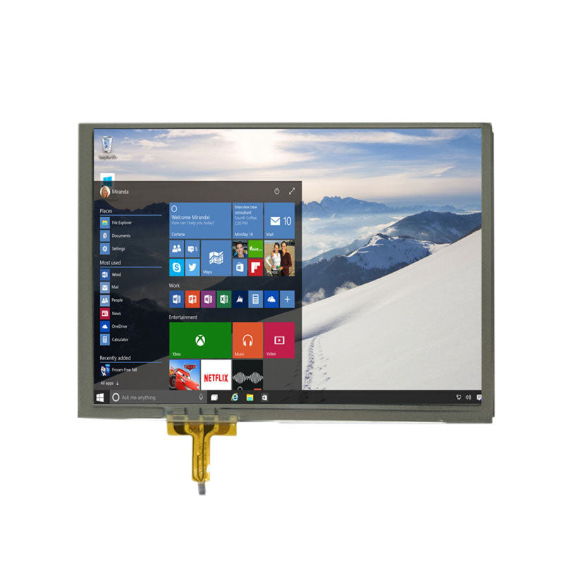 COM57H5M84XRC Ortustech 5.7 Inch Blanview Display Parallel RGB 640×480 TFT LCD Display With 4-wire Resistive Touch