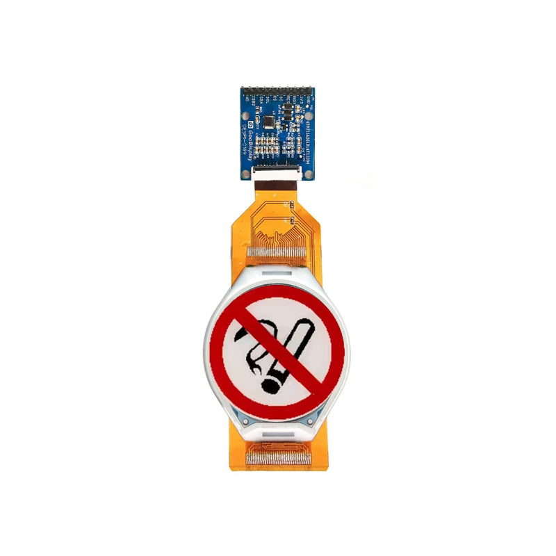 1.69 Inch Round Color E Ink Display SPI 400×400 Ultra-Thin Electronic Paper Display Module