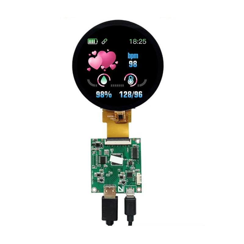 2.8 Inch Round Display 480x480 SPI+RGB LCD Display With Driver Board For Motor Cycle Parts Central Control