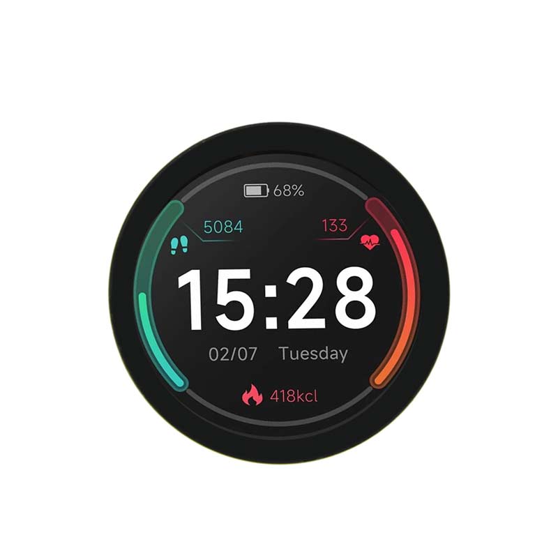 4 Inch Circular UI Serial Screen 720x720 Configuration LUA Script Serial TFT Display With Capacitive Touch For Medical