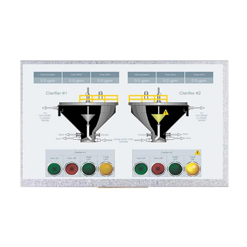 7 Inch IPS Ultra-thin Smart Display 1024x600 Low Power Consumption Script Configuration Intelligent Display With Resistive Touch/ Capacitive Touch For Medical