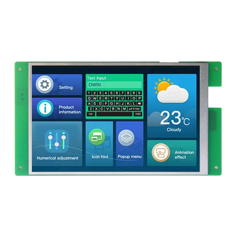 8 Inch UART TFT Display 800x1280 Consumption Script Configuration Serial TFT Display With Capacitive Touch For Medical