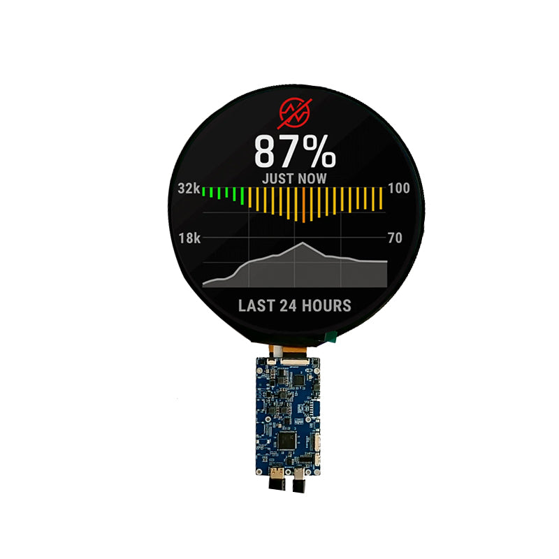 8.2 Inch Round Display 1080×1080 IPS Circular Display with In-Cell Touch & HDMI/Android Board