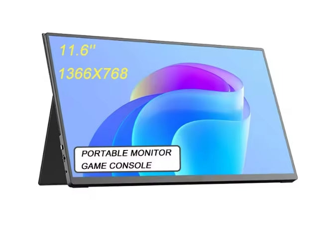 11.6 Inch Raspberry Pi Portable Monitor HDMI-Compatible Laptop Gaming Extended Secondary Screen For Switch/PS4/Xbox