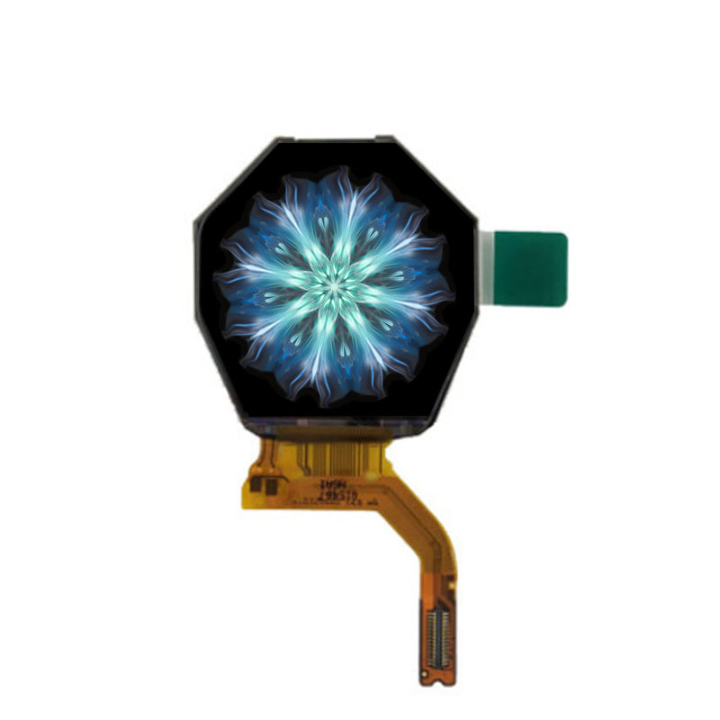 JDI 0.99 Inch Transflective LCD Screen 180x180 Low Power Consumption Round Screen Memory LCD Screen