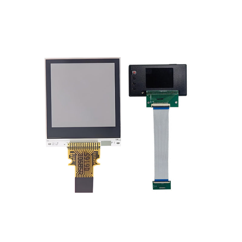 TN0103ANVNANN-GN00 1 Inch Reflective Display 128x128 3-wire SPI MIP Display For Wearable
