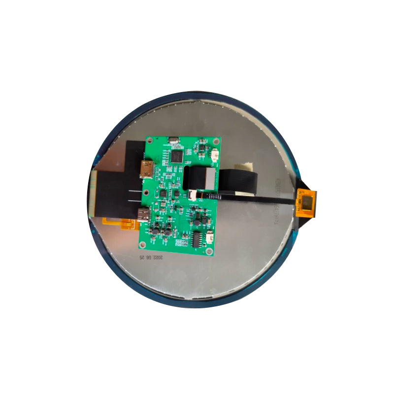 ZS050YMM-J40 5 Inch Circular Display 1080x1080 MIPI Round LCD Display with Touch & HDMI Driver Board