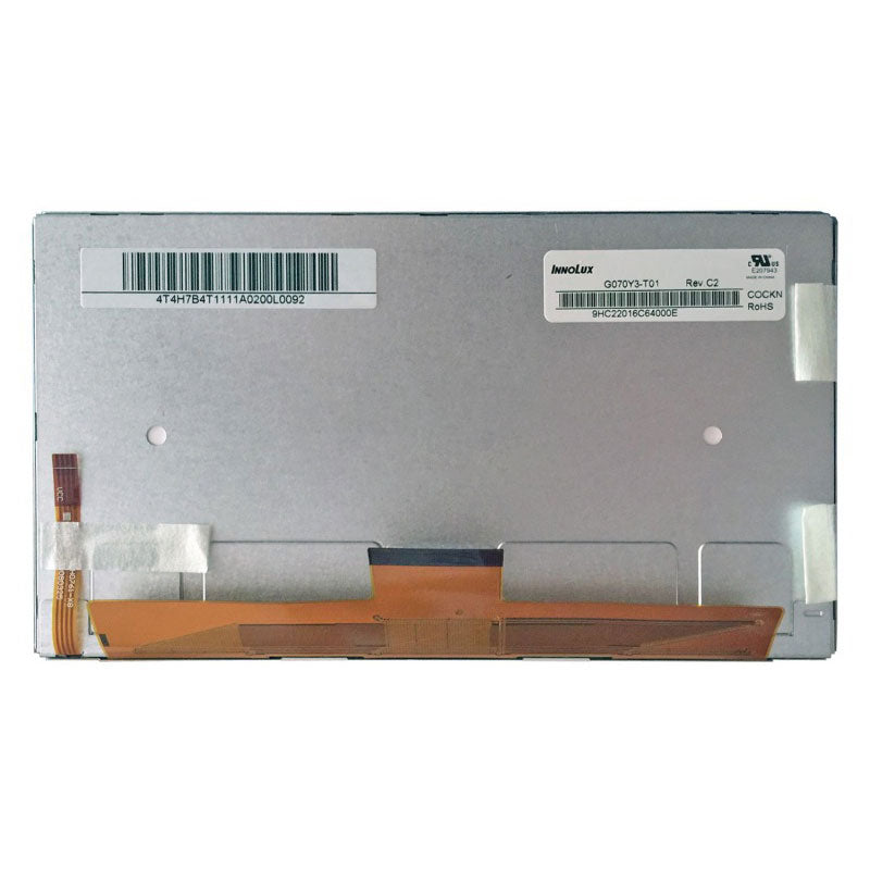 G070Y3-T01 7 Inch LCD Panel 800*480 LCD Car Navigation Industrial Display