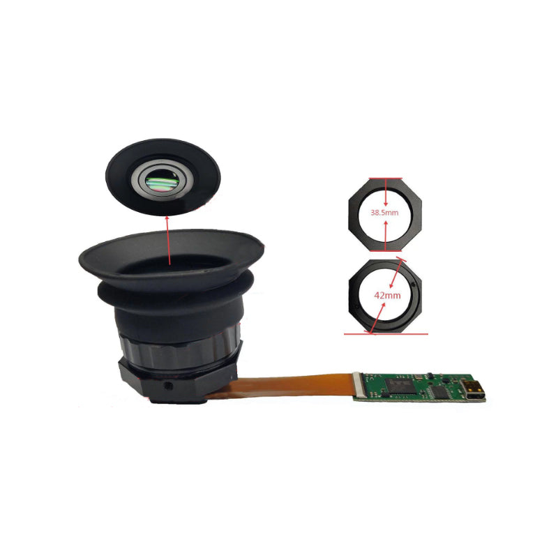 0.4 Inch OLED Microdisplay 1280×960 HDMI OLED Display With Driver Board For EVF AR Red Dot Sight Display Solutions