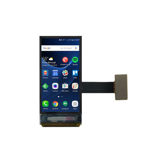 0.95 Inch AMOLED Display 120×240 High Brightness Ultra-Thin Color Screen for AI Voice Recorder Cards Wearable Devices and Portable Power Banks