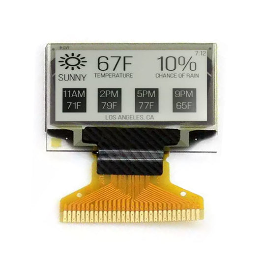 0.96 Inch E Ink Display 128×64 Ultra-Low Temperature E-Paper Electronic Paper Screen for Night Vision