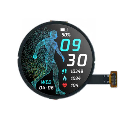 1.43 Inch Round AMOLED Display 466×466 LTPS OLED Screen with Capacitive Touch