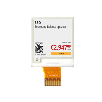 1.54 Inch E Ink Display Module SPI 200×200 4-Color Black White Red Yellow Electronic Paper Display