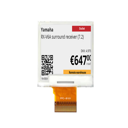 1.54 Inch E Ink Display Module SPI 200×200 Wide Temperature Electronic Paper Display