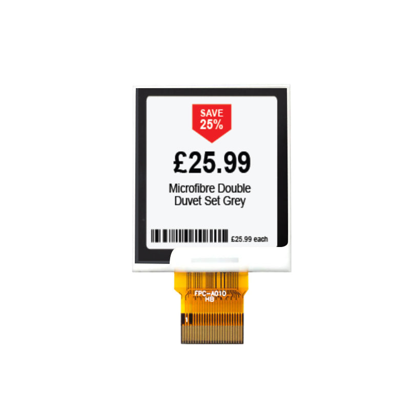 1.54 Inch E Ink E-Paper Display Module SPI 152×152 4-Color Black White Red Yellow Electronic Paper Display