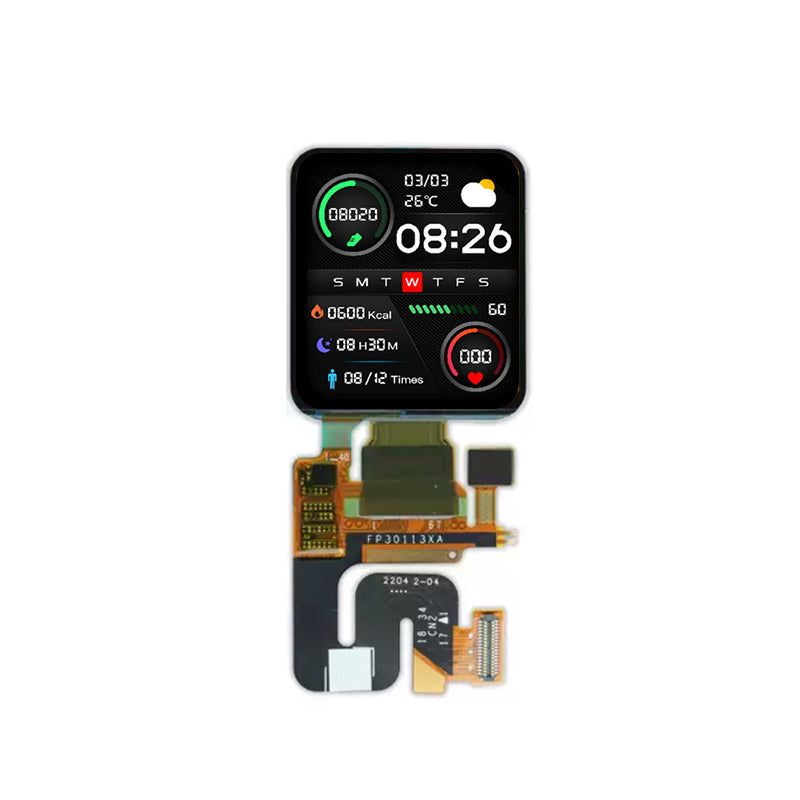 1.6 Inch LTPS AMOLED Display 320×360 Rounded Corner OLED Screen with Touch