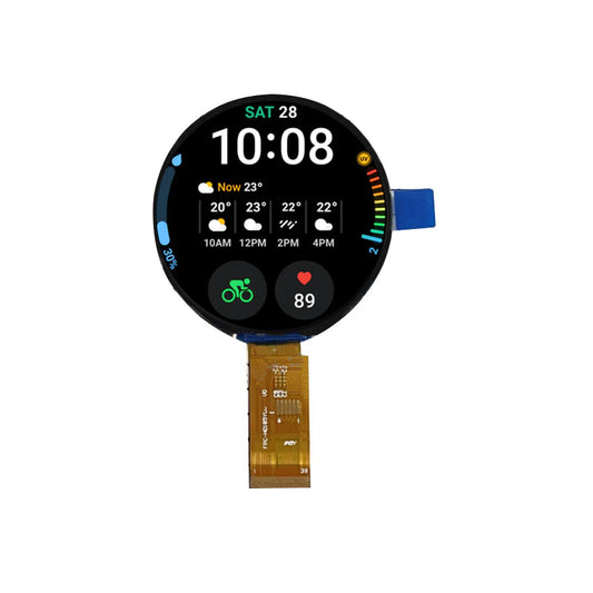 1.85 Inch AMOLED Display MIPI CPU RGB SPI 360×360 OLED Display With On-Cell Touch