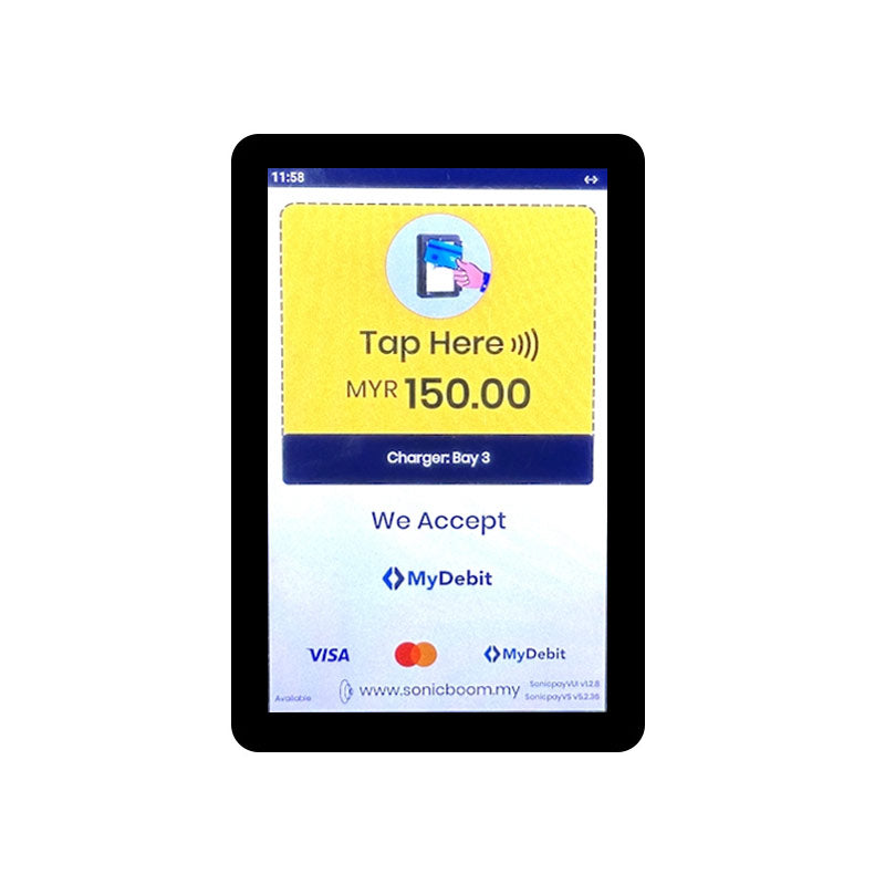 10.1 Inch TFT LCD Display High Brightness 800×1280 MIPI LCD Display With Capacitive Touch For EV Charger