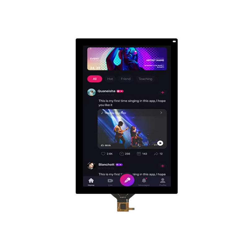 10.1 Inch High Brightness Display 2000nits IPS 1200x1920 MIPI TFT LCD Display With Capacitive Touch