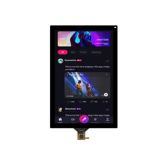 10.1 Inch High Brightness Display 2000nits IPS 1200x1920 MIPI TFT LCD Display With Capacitive Touch
