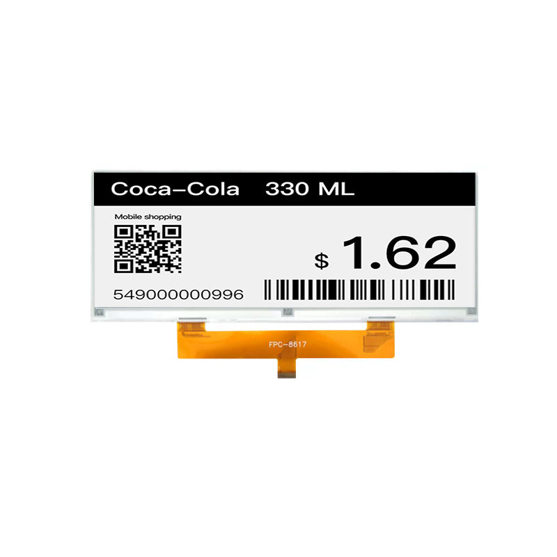 10.85 Inch E-Paper Display 1360×480 SPI Low-Power E-Ink Screen