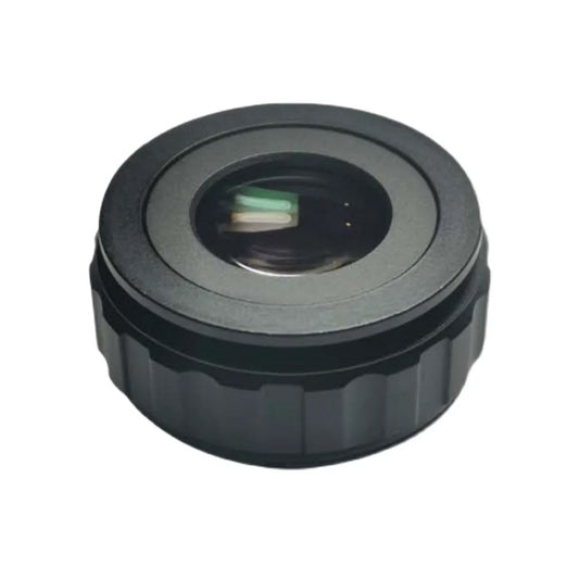 12.5× Monocular Focusable Eyepiece for 0.38-Inch & 0.40-Inch LCD Displays with Multi-Element Glass Lens and Metal Housing