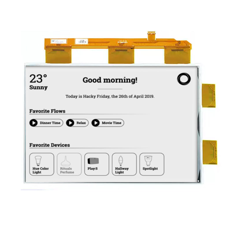 13.3 Inch E-Paper Display Module 1600×1200 SPI Partial Refresh E-Ink Screen