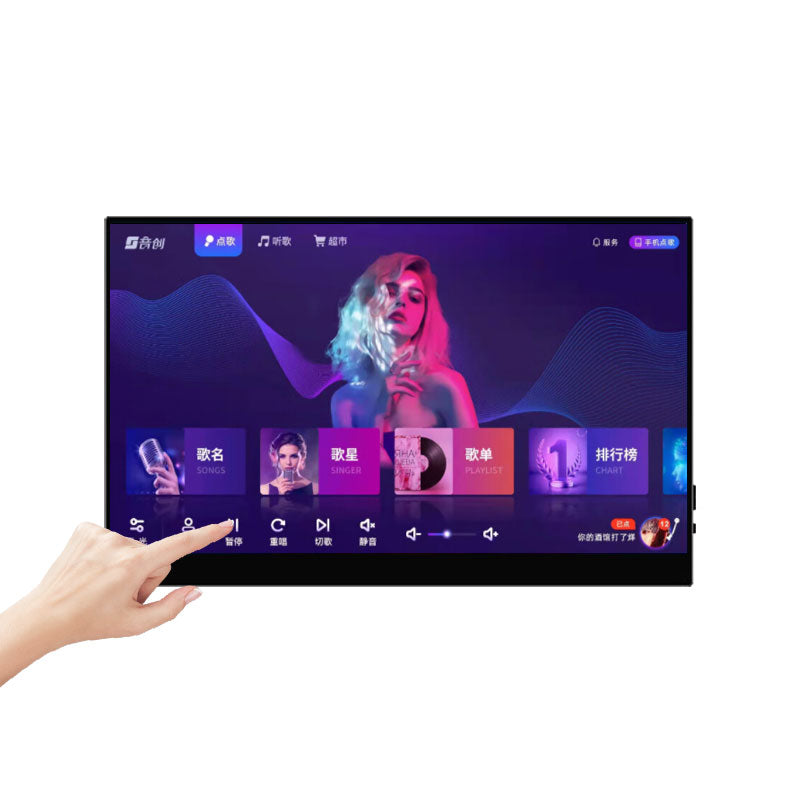 External Touch Display 15.6 Inch 1080p Type-c HDMI Portable Touch Monitor External 4K Seconda ...