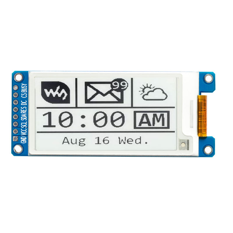 2.13 Inch E-paper ink Screen 122x250 Full Viewing Angle 3/4-wire SPI Interface Display
