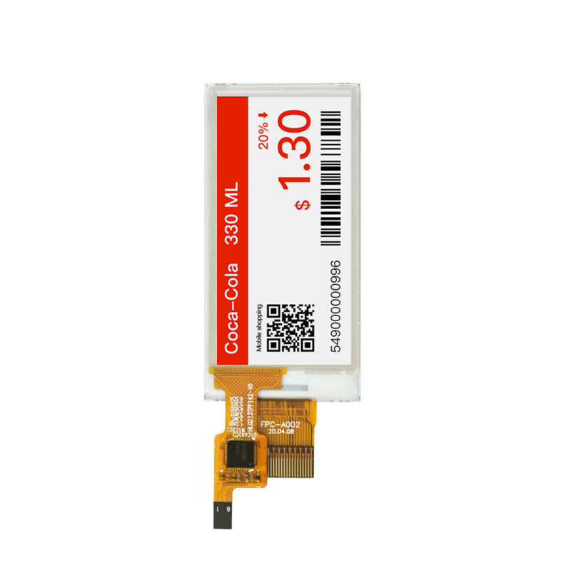 2.13 Inch Monochrome E-Paper Display Module SPI 250×122 E Ink Electronic Paper Display With Touch
