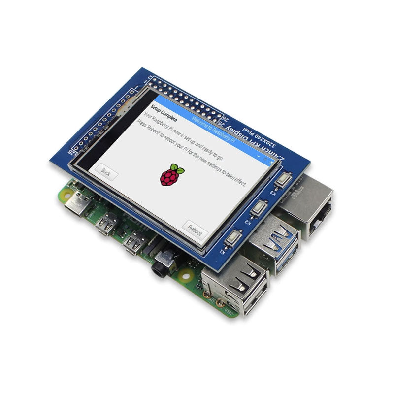 2.4 Inch Resistive Touch Screen Raspberry Pi 4 Generation B Type 2.4 Inch Display Raspberry Pi 4B/3B+