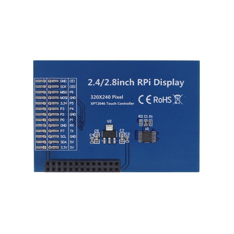 2.4 Inch Resistive Touch Screen Raspberry Pi 4 Generation B Type 2.4 Inch Display Raspberry Pi 4B/3B+