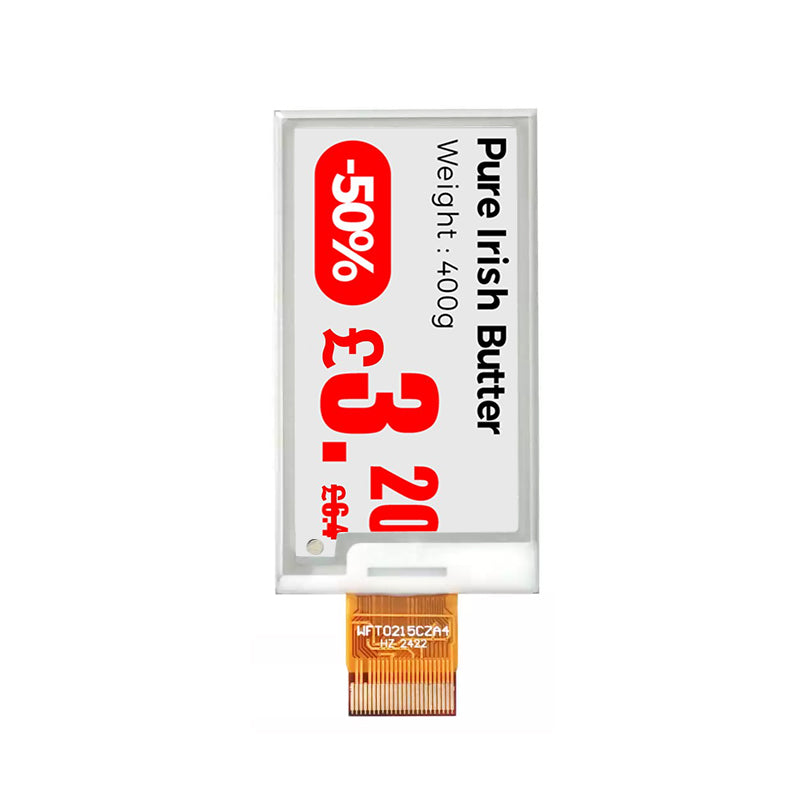 2.66 Inch Wide Temperature E-Ink E-Paper Display SPI 296×152 Electronic Paper Display Module