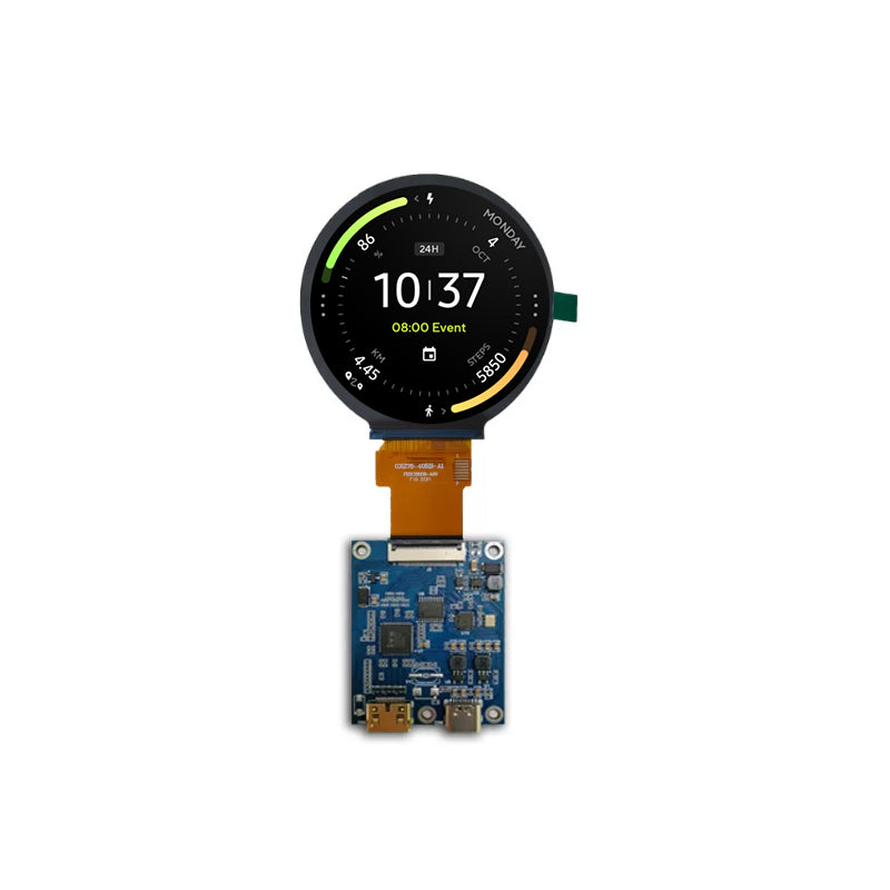 2.8 Inch Round Display MIPI 480×480 IPS Circular Display with HDMI Driver Board