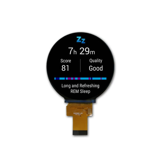2.8 Inch Round Display 480×480 MIPI 30-Pin IPS Circular Display with Capacitive Touchscreen & HDMI Driver Board