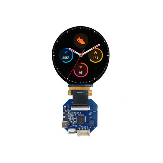 2.8 inch Circular Screen 480x480 TFT Serial Screen With Serial Board Display Solution For Small Household Appliances Knob Switch