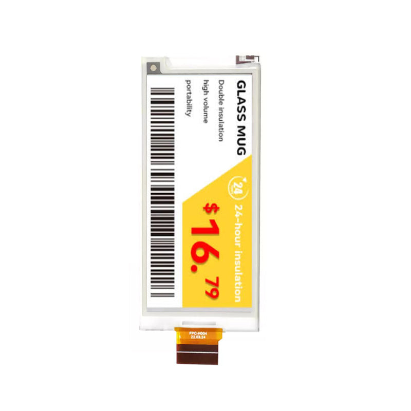 2.9 Inch 4-Color E-Ink E-Paper Display SPI 384×168 Electronic Paper Display Module