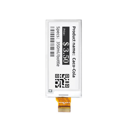 2.9 Inch Black & White E-Paper Display 296×128 SPI Electronic Ink Display Module