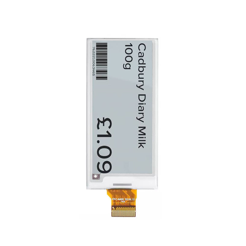 2.9 Inch Black White Red E-Paper Display SPI 296×128 1.5s Partial Refresh Electronic Ink Display Module