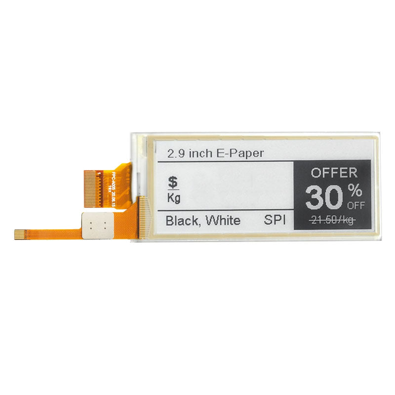 Computer Ink Screen 2.9 Inch E-ink Screen 296x128 Electronic Paper Touch Screen – YOURITECH