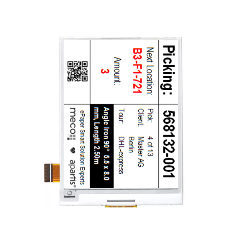 3.1 Inch E Ink Display 320×240 UC8253 SPI Low-Power Electronic Paper Display