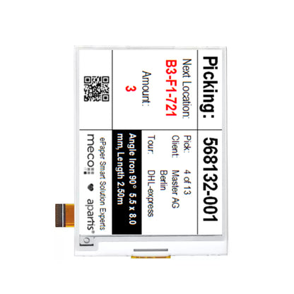 3.1 Inch E Ink Display 320×240 UC8253 SPI Low-Power Electronic Paper Display