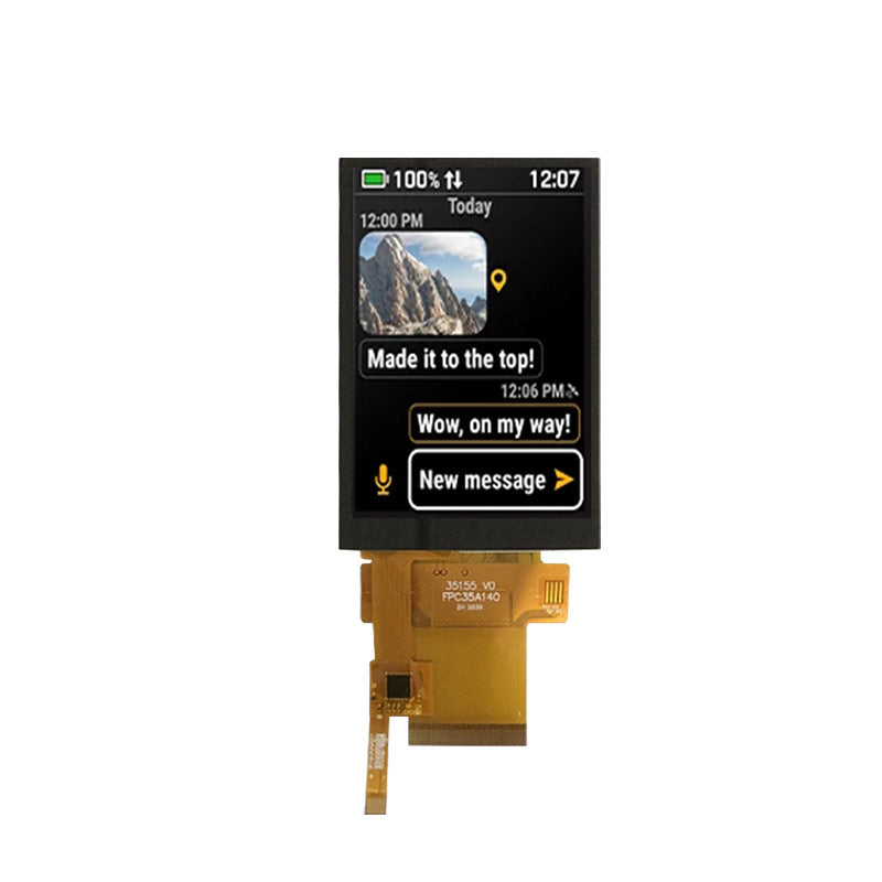 3.5 Inch High Brightness Display 720nits CPU RGB SPI 320x480 Wide Temperature TFT LCD Display With Capacitive Touch