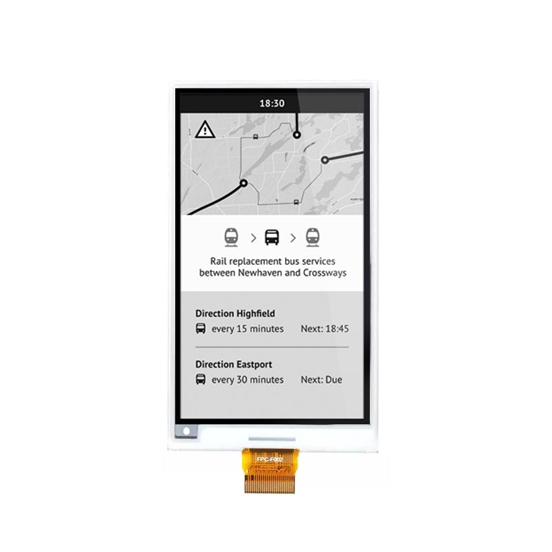 3.7 Inch E Ink Display 416×240 SPI Black & White Electronic Paper Screen