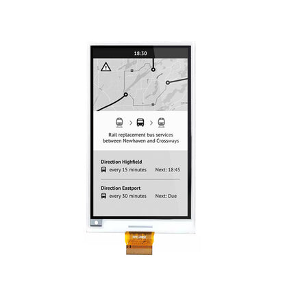 3.7 Inch E Ink Display 416×240 SPI Black & White Electronic Paper Screen